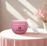 Body Butter Jars Custom Logo Containers Custom Carton Box Hair/makeup/face Scrub/cream Screw Top Plastic Lids