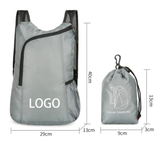 Custom Logo Casual Outdoor Hiking Waterproof Travel Backpacks Lightweight Foldable Portable Sport Walking Backpack