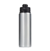 Customized Logo 600ml Wide Mouth stainless steel Gym Water Bottles Single Wall Sport Water Bottles for Camping Boiling