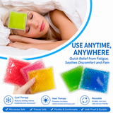 Reusable Custom Logo Hot and Cold Gel Beads Massage Pack