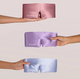 Custom Logo Comfort Soft Silk Satin Sleep Eye Mask Blackout Adjustable Velcro Closure for Side Sleeping Suitable for Women Men