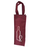 Custom Logo Promotional High Quality Reusable Single Wine Bottle Carry Bags Non-woven Wine Bottle Bag with Handles