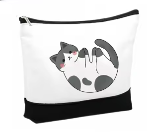 Bolsas organizadoras de algodón grandes con cremallera y logotipo, personalizadas y promocionales.