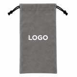 Custom Logo Velvet Drawstring Pouch for Sunglasses & Eyeglasses
