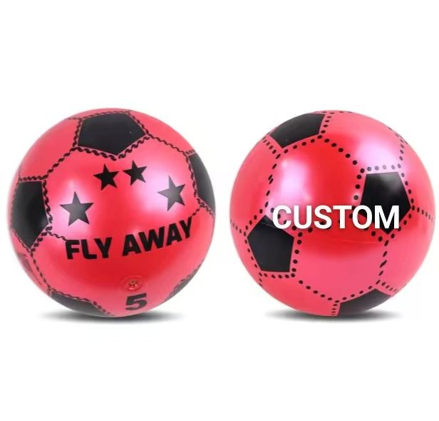 Support Custom Logo Promotional Inflatable PVC Soccer Beach Balls for Kids