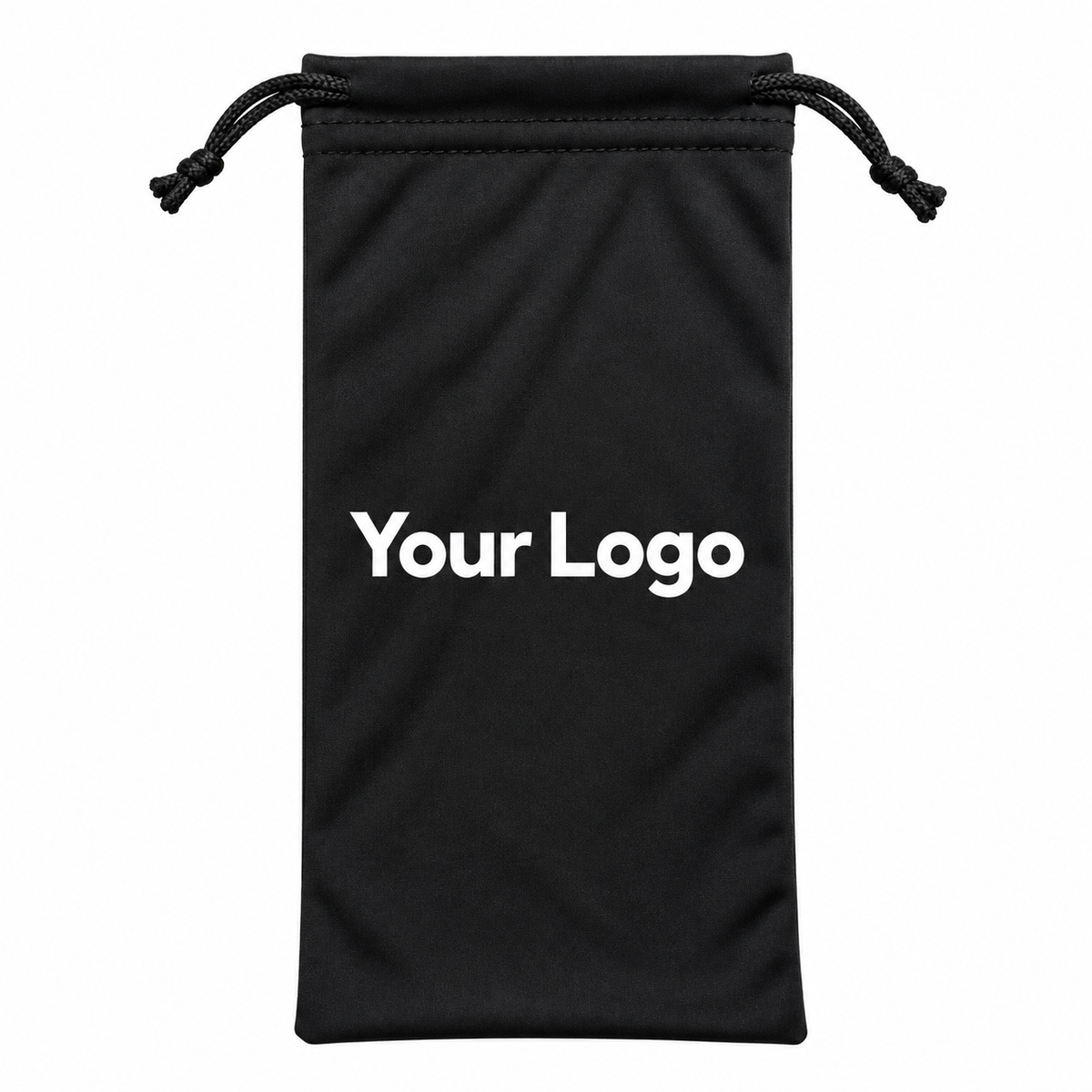 Custom Microfiber Drawstring Sunglasses Pouch – Soft Eyeglass Storage Bag, Protective Glasses Case