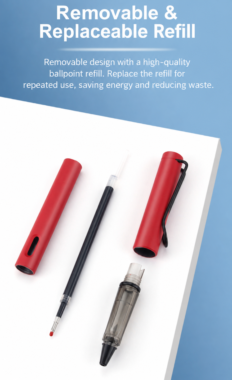 Custom Logo Matte Ballpoint Pen – Personalized Promotional Advertising & Business Pen
