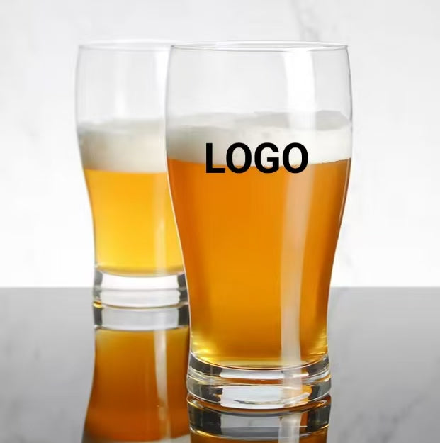 Custom Logo Promotion Thick Bottom Pint Beer Glasses Nonic Pint Glass Custom Beer Glass
