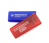 Custom Logo Portable Bandage Dispenser Box with Bandages, Flip Top Mini First Aid Storage Case for Travel, Office, and Promotional Gifts