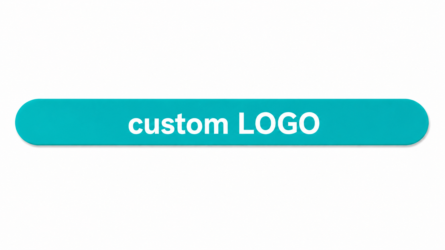 Pulsera de silicona reflectante con diseño de logotipo personalizado al por mayor, ideal para eventos y regalos infantiles.
