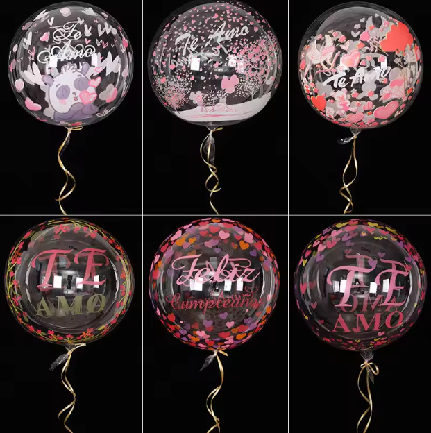Wholesale Customized LOGO clear Latex Balloons Transparent Balloons