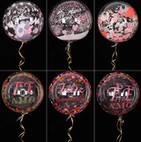 Wholesale Customized LOGO clear Latex Balloons Transparent Balloons