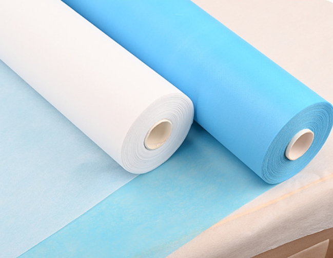 Waterproof Disposable Non-Woven Examination Bed Sheet Roll (Medical/Hospital Grade) – 50 Sheets per Roll