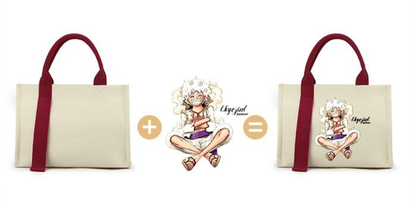 Bolsa de lona estructurada premium: bolsa reutilizable con embalaje boutique e impresión personalizada.