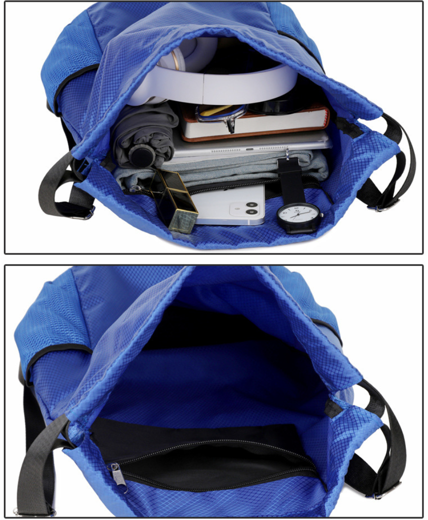 Mochila de deporte con cordón y logotipo personalizado – Bolsa de gimnasio de gran capacidad para entrenamiento