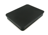 Caja de hojalata deslizable con cerradura – Lata de metal para caramelos de menta/pastillas