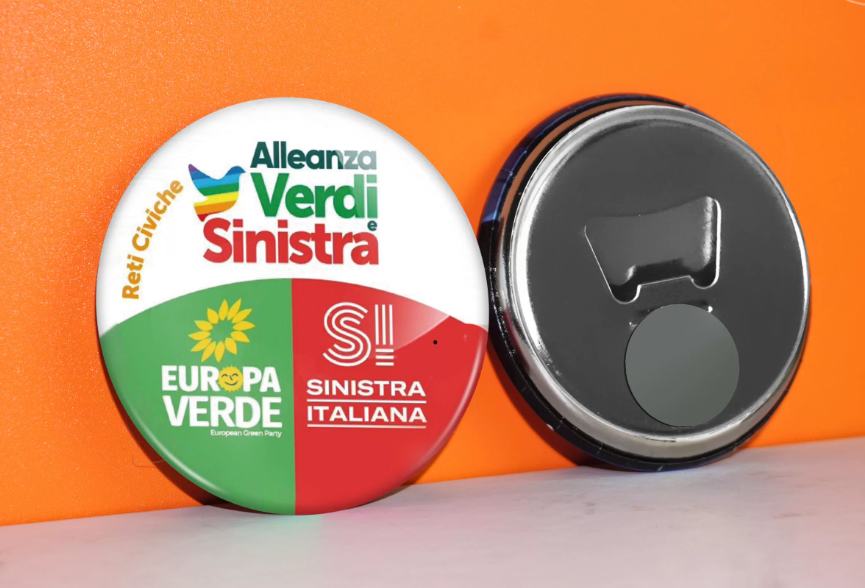 2-in-1 Custom Magnetic Bottle Opener & Fridge Magnet 58 mm (2.28 in)