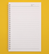 Custom Logo A5 Spiral Notebook, Personalized Lined Journal, 100 Pages, 5.5" x 8.3"