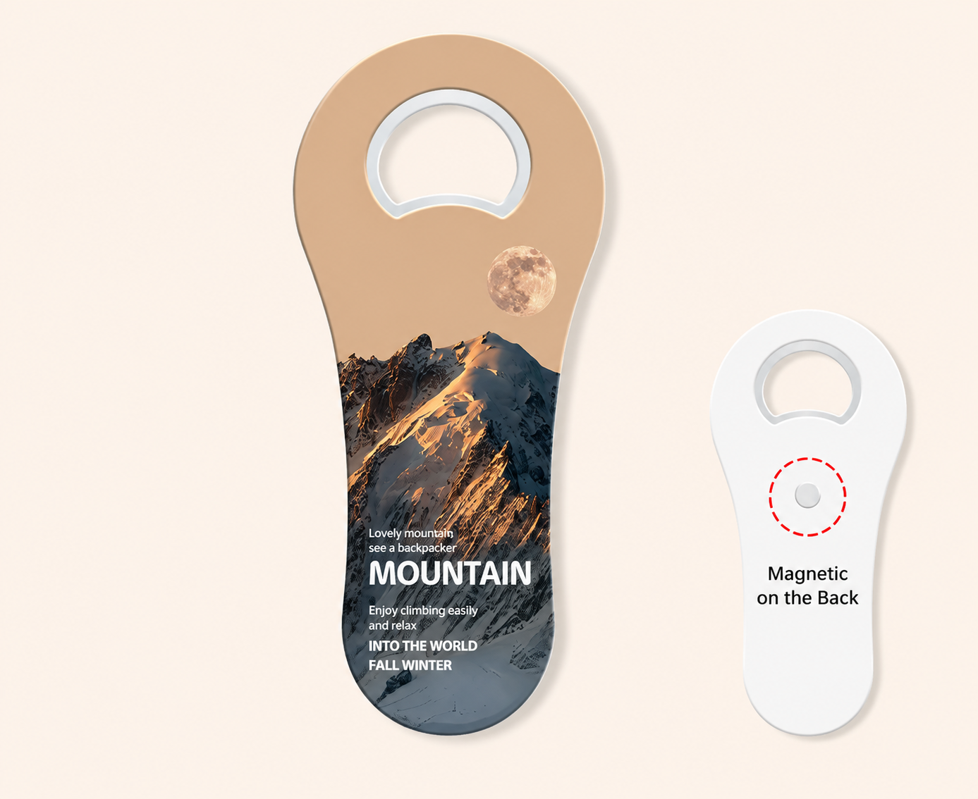 Custom Logo Bottle Opener | Personalized Printed Fridge Magnet Bottle Opener
