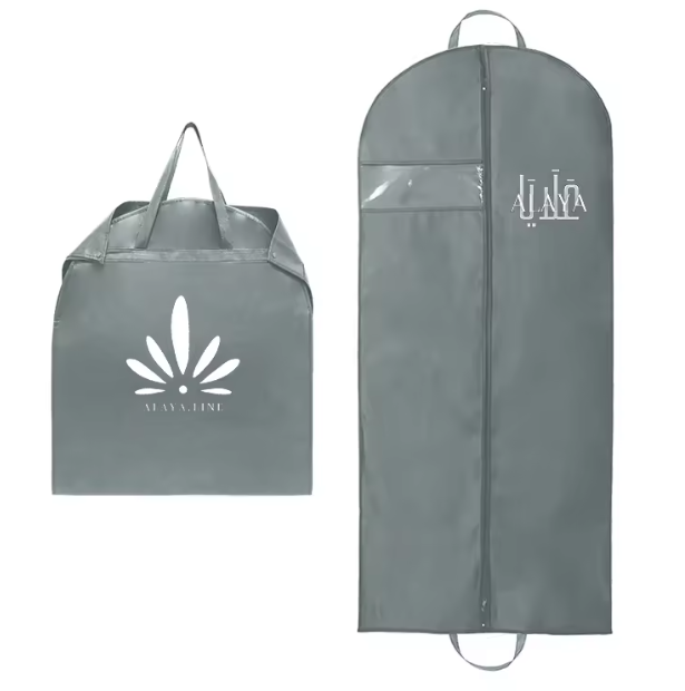 Custom Logo Zipper Garment Packaging Bags Non-Woven Suit Bags for Men
