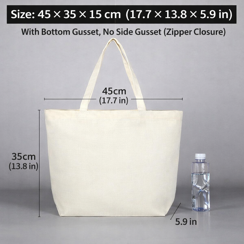 Bolsa de lona de algodón extra pesada con logotipo personalizado impreso para comestibles de mujer. Bolsas de mano resistentes.
