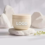 Body Butter Jars Custom Logo Containers Custom Carton Box Hair/makeup/face Scrub/cream Screw Top Plastic Lids