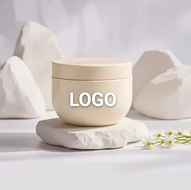 Body Butter Jars Custom Logo Containers Custom Carton Box Hair/makeup/face Scrub/cream Screw Top Plastic Lids