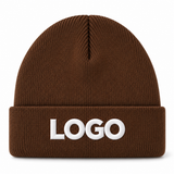 Custom Logo Winter Knit Beanie – Unisex Acrylic Warm Hat