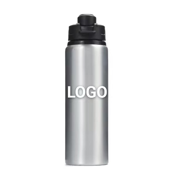 Customized Logo 600ml Wide Mouth stainless steel Gym Water Bottles Single Wall Sport Water Bottles for Camping Boiling