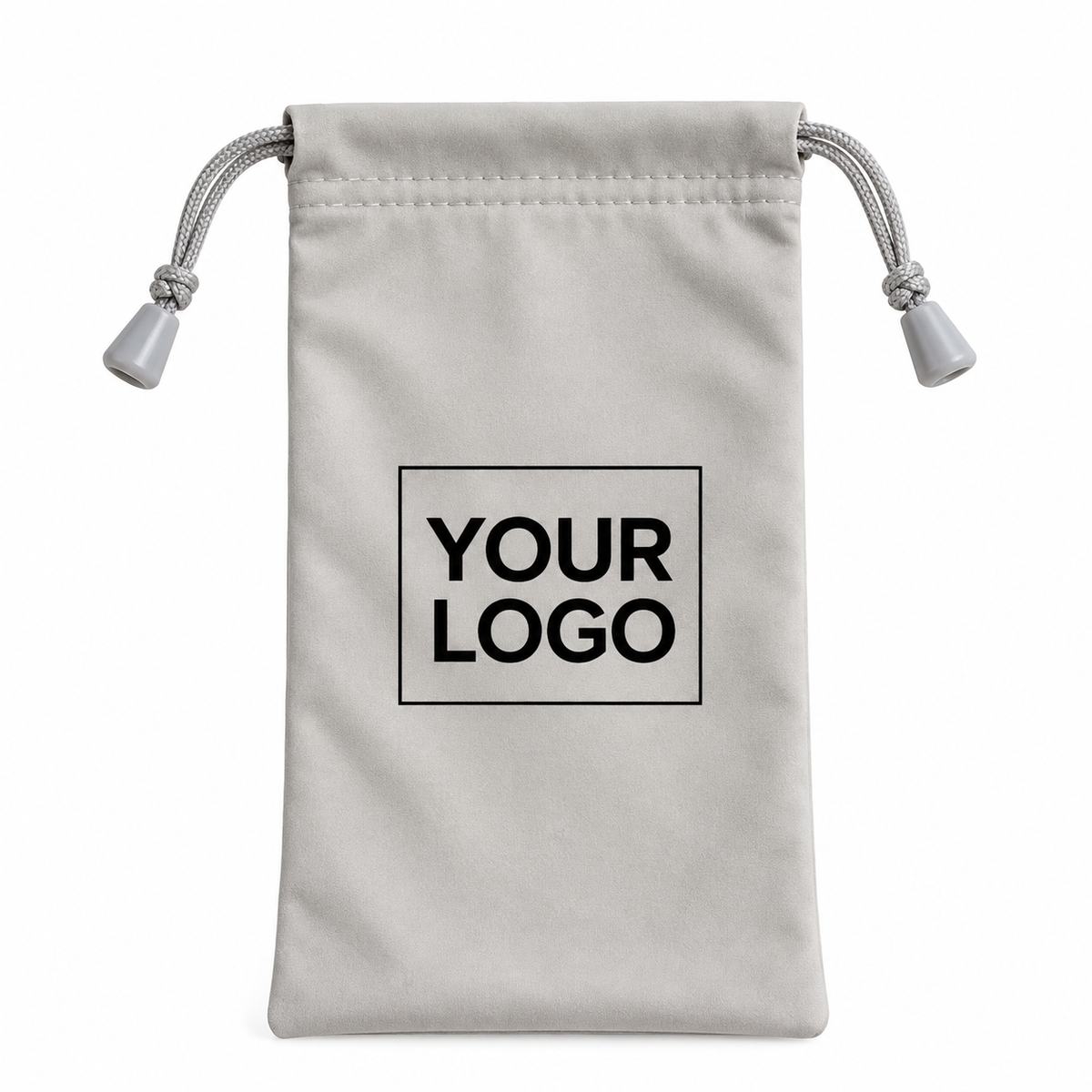 Custom Microfiber Eyeglass Pouch with Logo – Drawstring Glasses Case