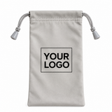 Custom Microfiber Eyeglass Pouch with Logo – Drawstring Glasses Case