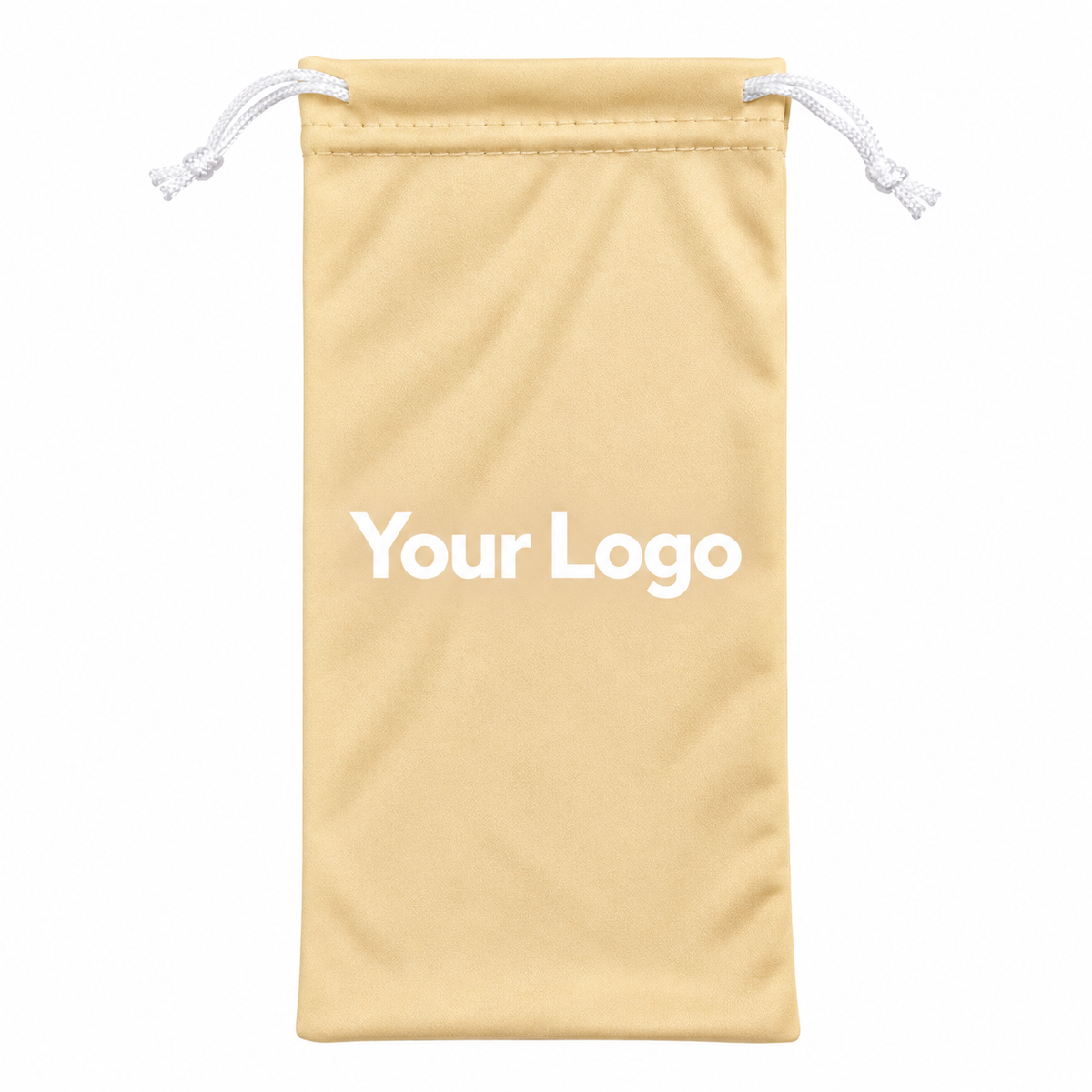 Custom Microfiber Drawstring Sunglasses Pouch – Soft Eyeglass Storage Bag, Protective Glasses Case