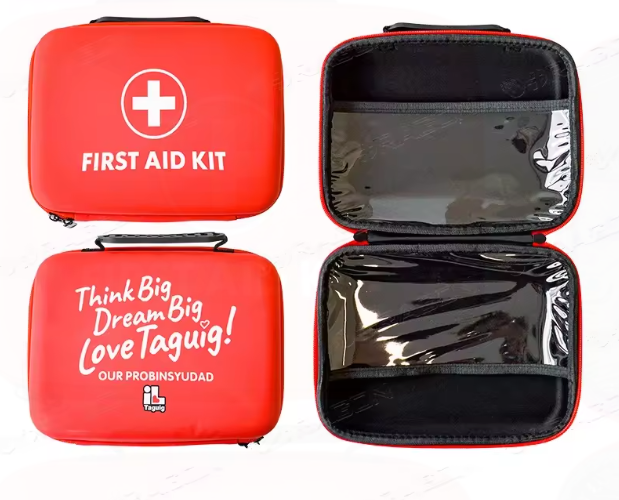 Custom Logo Emergency Portable Eva case Car Hiking Travel Camping Boat Vehicle Outdoor Survival Medical Bag First Aid Kit