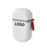 Mini caja de jabón portátil de plástico con logotipo personalizado para viajes