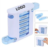 7 Day Week Pill Box Organizer Tablet Holder Medicine Tablet Drug Holder Storage Box Pillbox Case Organizer Container Kit