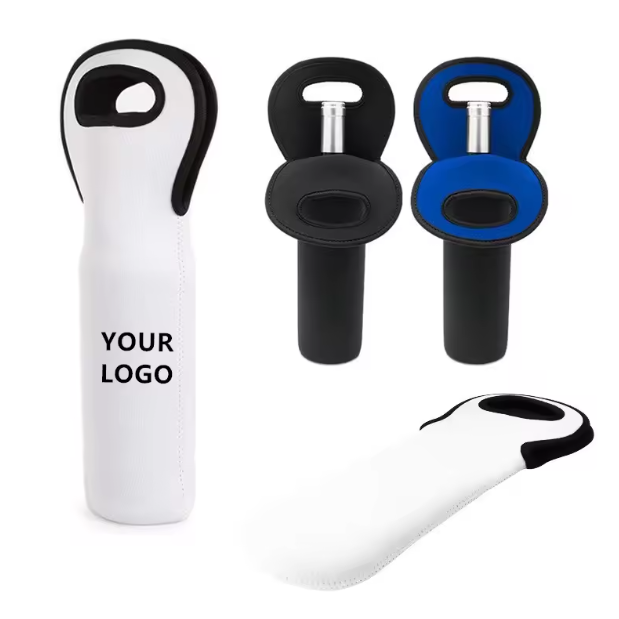 Bolsa de neopreno impermeable y aislante para vino, ecológica y de lujo, ideal para aniversarios, cumpleaños y fiestas. Logotipo personalizado.