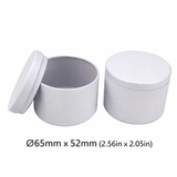 Latas redondas de 4oz y 8oz para velas - Envases metálicos para velas, té, dulces y regalos - Logotipo personalizado disponible
