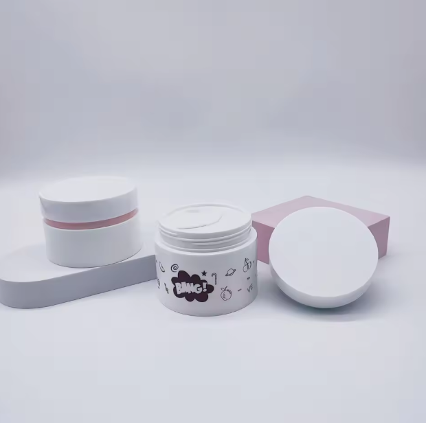 Tarro de PP para crema cosmética para ojos con tapón de rosca y logotipo personalizado