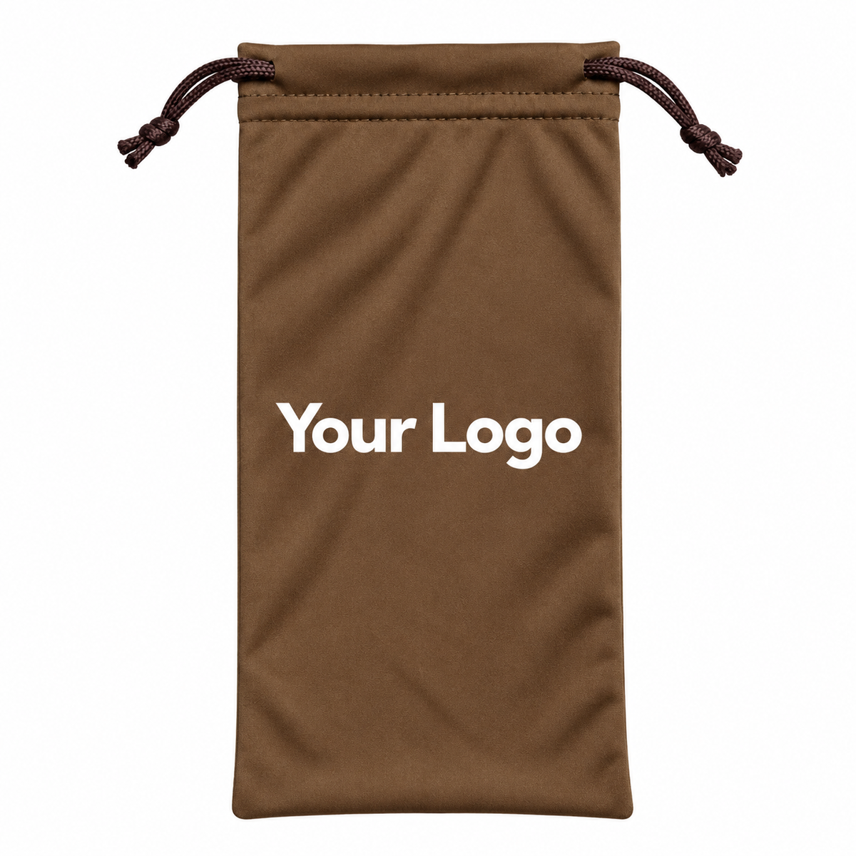 Custom Microfiber Drawstring Sunglasses Pouch – Soft Eyeglass Storage Bag, Protective Glasses Case
