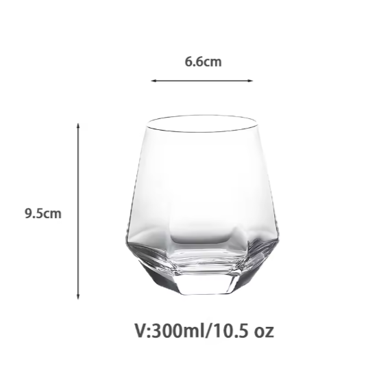 Copa de vino sin tallo de 300 ml, estilo americano, con logotipo personalizado y doble roca.