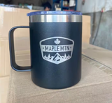 Wholesale 16oz Custom 304 Stainless Steel Insulated Mug Modern Design Portable Office & Outdoor Travel Coffee Cup with Handle