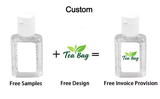 Custom logo Label 30ML Hand Sanitzer Recyclable Travel Size Travel Bottles