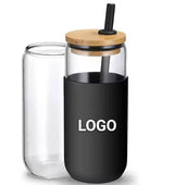 Funda de silicona para parachoques de taza con logotipo personalizado, resistente al calor, para botella 