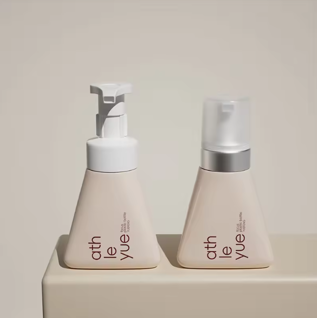 60ML 100ML Wholesale Customized Logo New Products Travel Plastic Pump Bottle for Bathroom