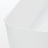 Caja organizadora de polipropileno 2 (ancho 3,3 x profundidad 10 x alto 2”)