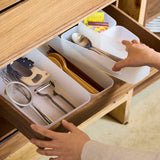 Caja organizadora de polipropileno 4 (ancho 4,5 x profundidad 13,4 x alto 2”)