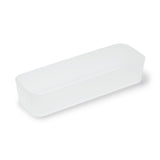 Caja organizadora de polipropileno 2 (ancho 3,3 x profundidad 10 x alto 2”)