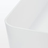 Caja organizadora de polipropileno 4 (ancho 4,5 x profundidad 13,4 x alto 2”)