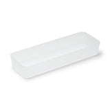Caja organizadora de polipropileno 4 (ancho 4,5 x profundidad 13,4 x alto 2”)