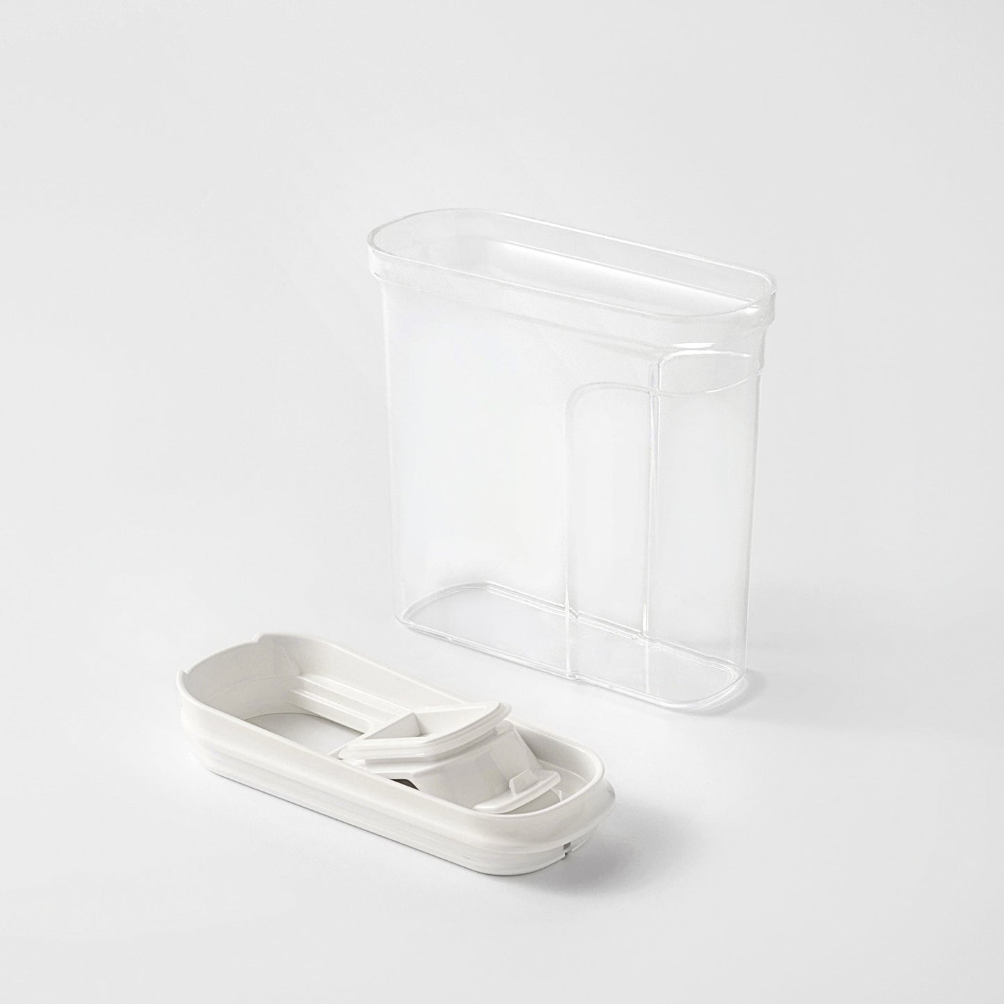 Recipiente para almacenar alimentos con tapa abatible - 44 onzas líquidas